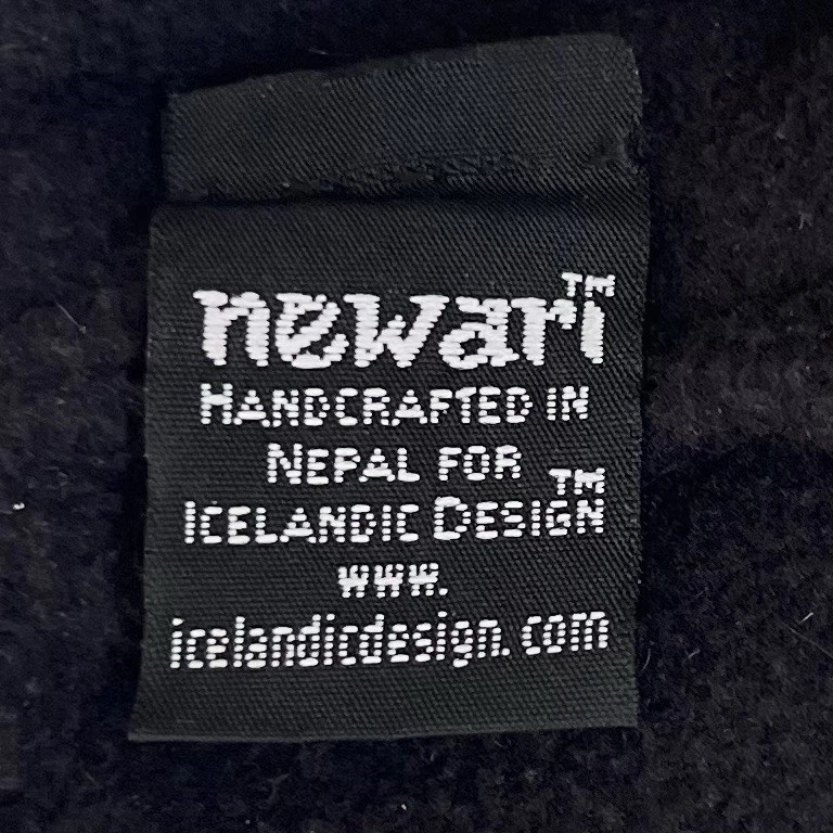 Newari X Diseño Islandés Mujer 100% Lana Gorro Artesanal Granola Niña Foto 3 de 4