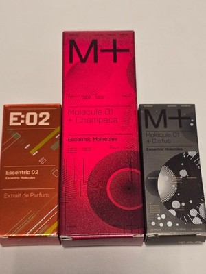 Escentric Molecules Set Champaca 8,5 ml + Cistus 2 ml + Extrait 02 2 ml