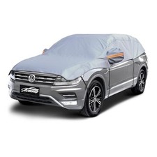 Half Car Cover SUV, Top Cover for Windshield  Sunroof Protection with 2-SUV L