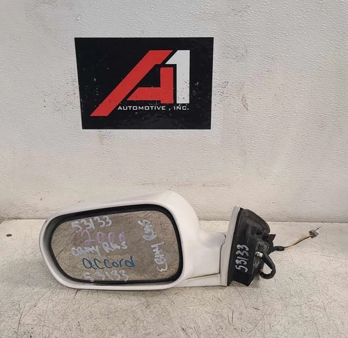 1999-2002 HONDA ACCORD 2 Door Coupe Mirror Left Driver *White* Non Heated RH Oem