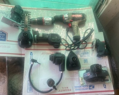 Craftsman Corded 4 Amp  Bolt On  Drill , 8 Attachments And Carry Bag