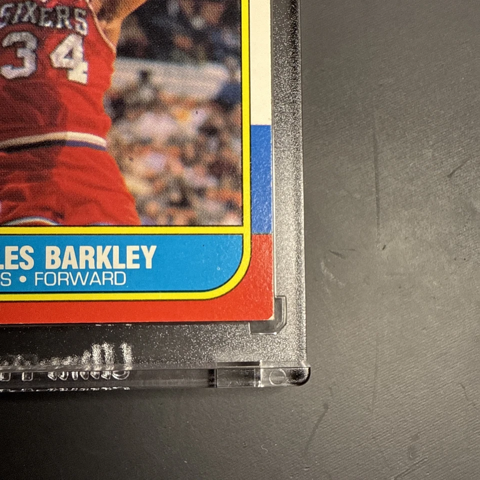 1986-87 Fleer - Charles Barkley #7 (RC) - Image 4 of 4