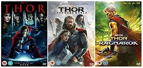 Thor 1-3 Trilogy Complete DVD Collection : Thor / Thor: The Dark World / Thor .. - Image 2 of 4