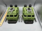 GI Joe (2) Mobile Battle Bunkers, (1) complete and (1) missing item