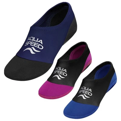 Aqua Speed - Kinder Schwimmsocken rutschfest leicht Pool Wassersocken - Bild 1 von 3