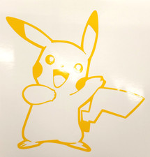 PIKACHU VINYL DECAL CAR TRUCK POKEMON STICKER WE CAN MAKE EM ALL MESSAGE US 
