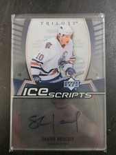 2006-07 Upper Deck Trilogy Ice Scripts IS-SH Shawn Horcoff Auto