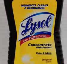 LYSOL Concentrate Disinfectant Original Scent 12 Fl oz - Makes 9 Gallons - NEW
