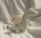 Ty Beanie Baby Magic the Dragon White Plush Beanbag 1995 Vintage Ages 3+ 4-7