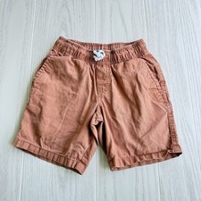 Cat  Jack Boys XS 4/5 Clay Orange Pull-On Shorts Drawstring