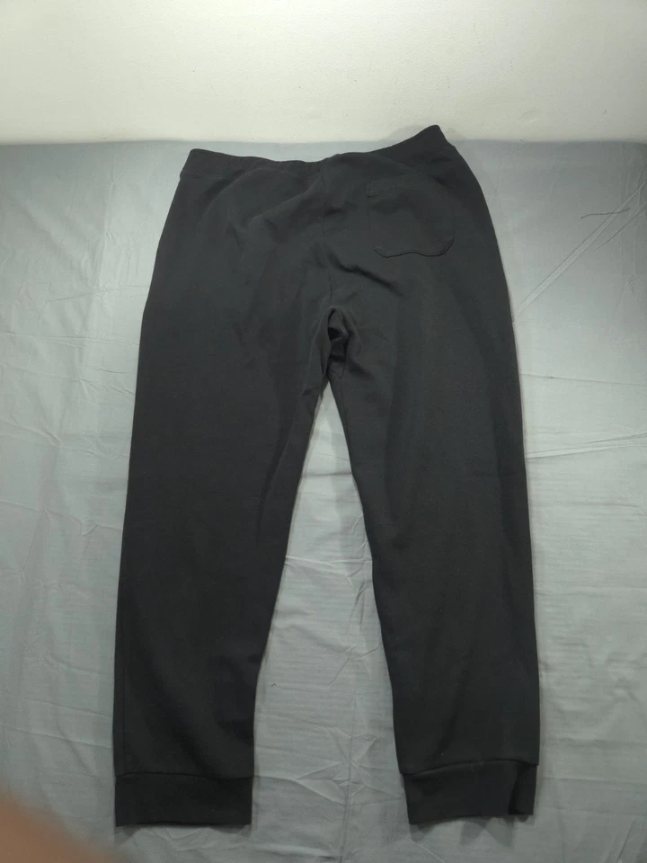 Polo Ralph Lauren Pantalones Para Hombre Doble Extra Grande Alto Negro Joggers Sudaderas Foto 2 de 4