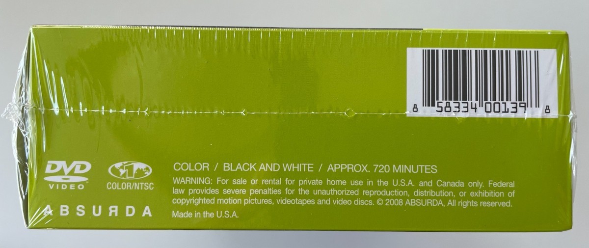 David Lynch - The Lime Green Box Set (DVD, 2008, 9-Disc Set) for