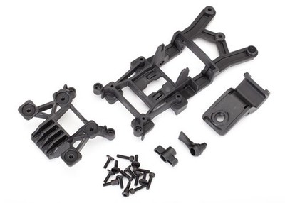 Traxxas 1/10 Rustler 4x4 VXL HD * Front & Rear Body Mounts * 6720