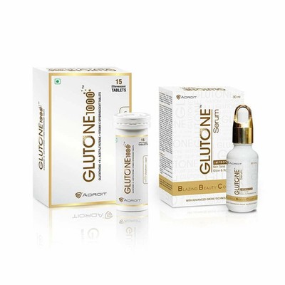 Glutone 1000 with Glutone Serum LONG EXPIRY