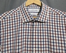 Mizzen+Main Shirt Mens XL Leeward Trim Performance Stretch Long Sleeve Check