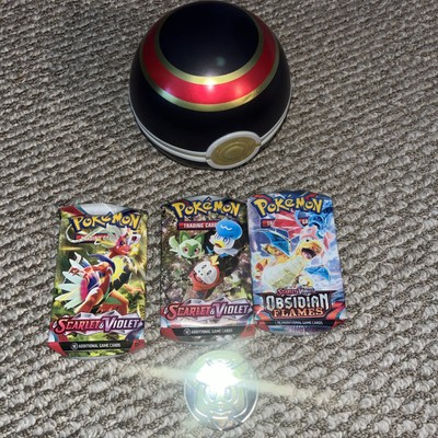 pokemon Ultra Ball Packs Are Sealed. Ball Has Couple Dings In It As Seen In Pics