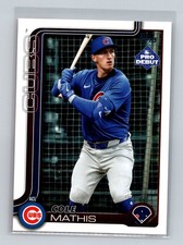 2025 Topps Pro Debut #PD-43 Cole Mathis