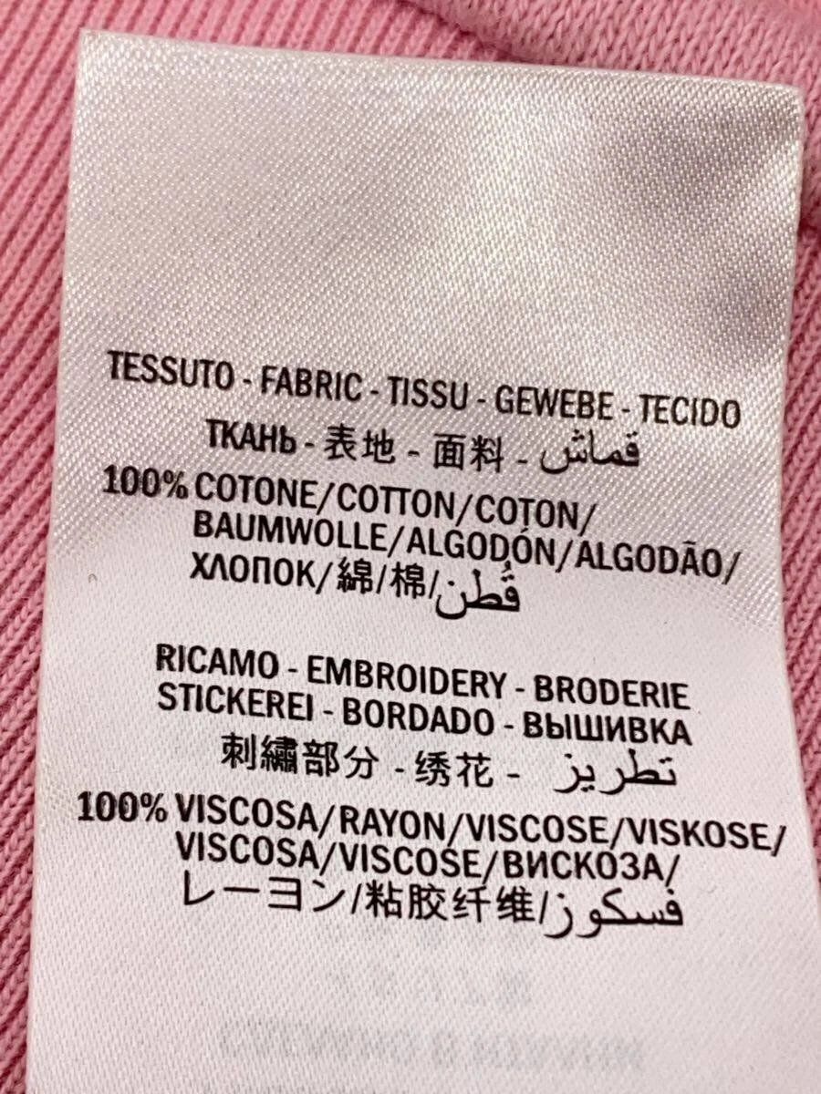 Felpa con cappuccio Gucci 18AW XS cotone rosa tinta unita 475374 usata