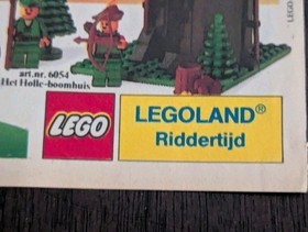 Vintage (1988) LEGOLAND CASTLE Poster - FORESTMEN Comic Strip - VERY RARE!