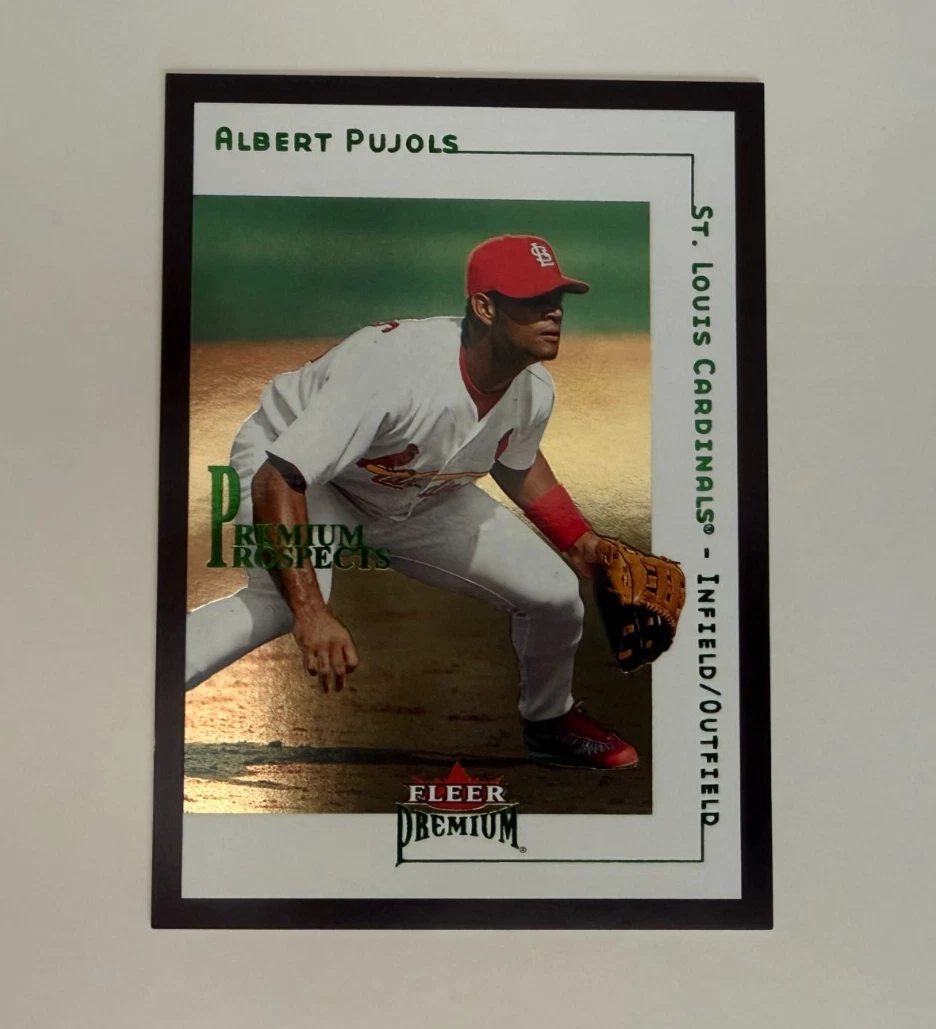 Fleer Albert Pujols Rookie Baseball Sports Trading Cards