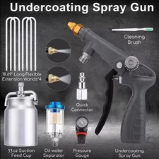 Undercoat Spray Gun with Suction Cup Auto Undercoating, Truck Bed Liner Coating