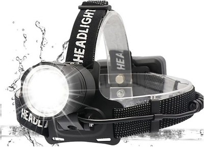 Zoombare LED Kopflampe 10000 Lumen .2 Wiederaufladbar für Outdoor-Aktivitäten