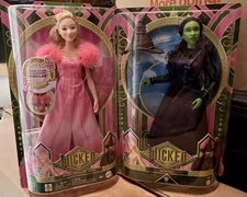 Mattel WICKED MOVIE Elphaba & Singing Glinda Dolls  (MISPRINT ERROR URL)