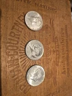 Kennedy Half Dollar 40 % Silver 1965 1967 50c Coin Lot Of 3