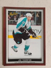 06 07 BEE HIVE HOCKEY JOE THORNTON #15 SHARKS