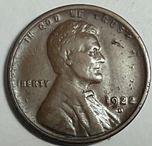 1922-D Lincoln Wheat Cent - Semi Key - No Reserve