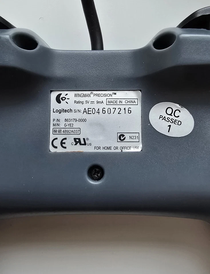 Logitech Wingman Precision Gamepad Controller for Windows (Analogue Gameport) - Image 3 of 4