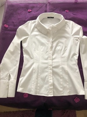 Tolle weisse Bluse von Comma Gr. 38
