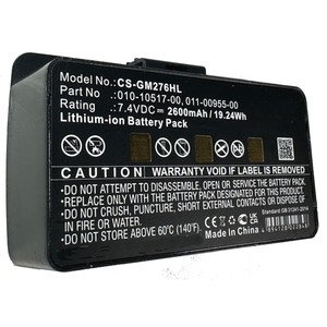 Battery for Garmin GPSMAP 496 396 376 378c GPS Unit 010-10517-00 478C 478 396C