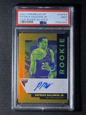2022 Chronicles Flux DP PATRICK BALDWIN JR. Auto Gold /10 PSA 9!!!🔥🔥🔥