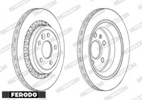 2X Bremsscheibe Ferodo DDF1802C 2 Bremsscheiben Hinterachse Hinten FüR Volvo