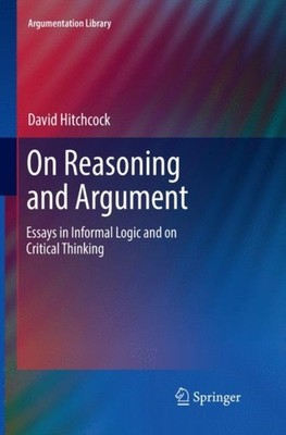 ON REASONING & ARGUMENT by HITCHCOCK, DAVID Paperback Self Help Business