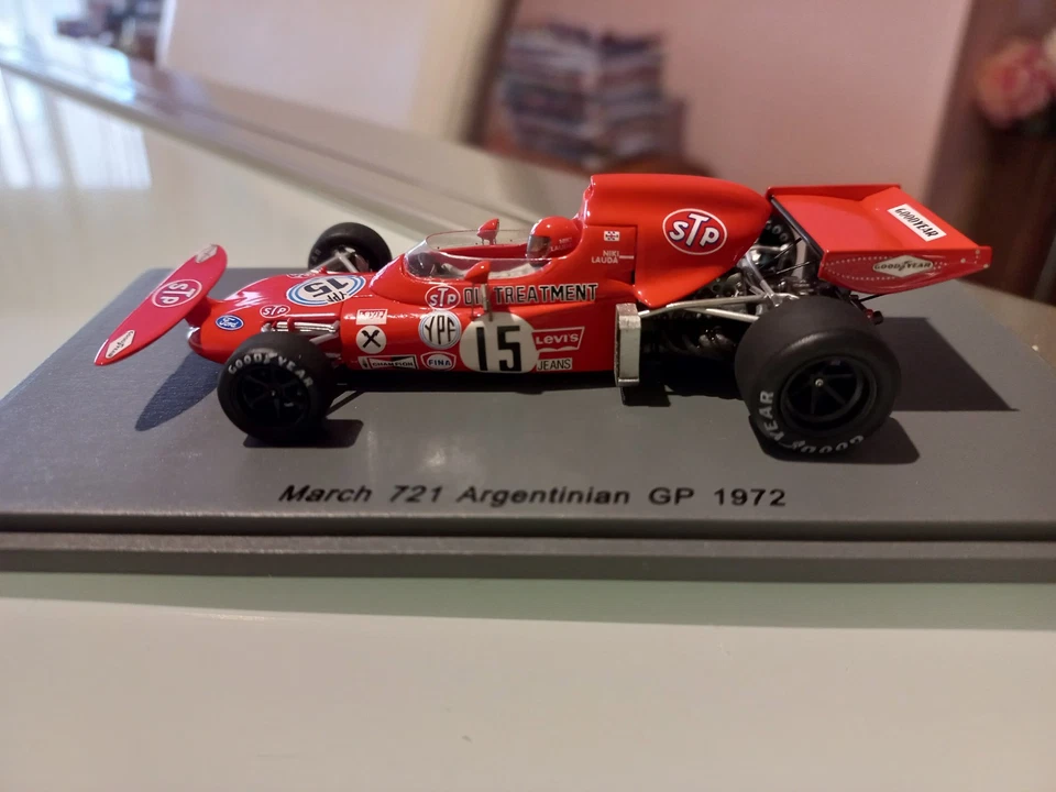 March 721 #15 N.Lauda - GP Argentina 1972 - Spark 1/43 Ref. S5363 - Immagine 2 di 4