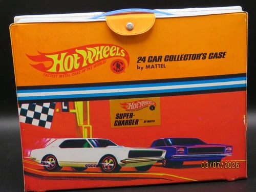 VINTAGE 1967 HOT WHEELS 24 CAR COLLECTORS CASE ONLY1