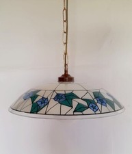 Lampadario sospensione moderna classica rustica cucina decoro tipo Tiffany 1Luce