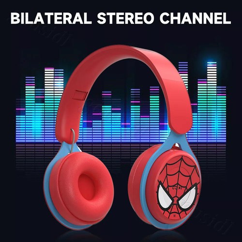 Wireless Earphone Super Hero Headset Spider Man Bluetooth Soft Earphone Kids - Picture 5 of 8