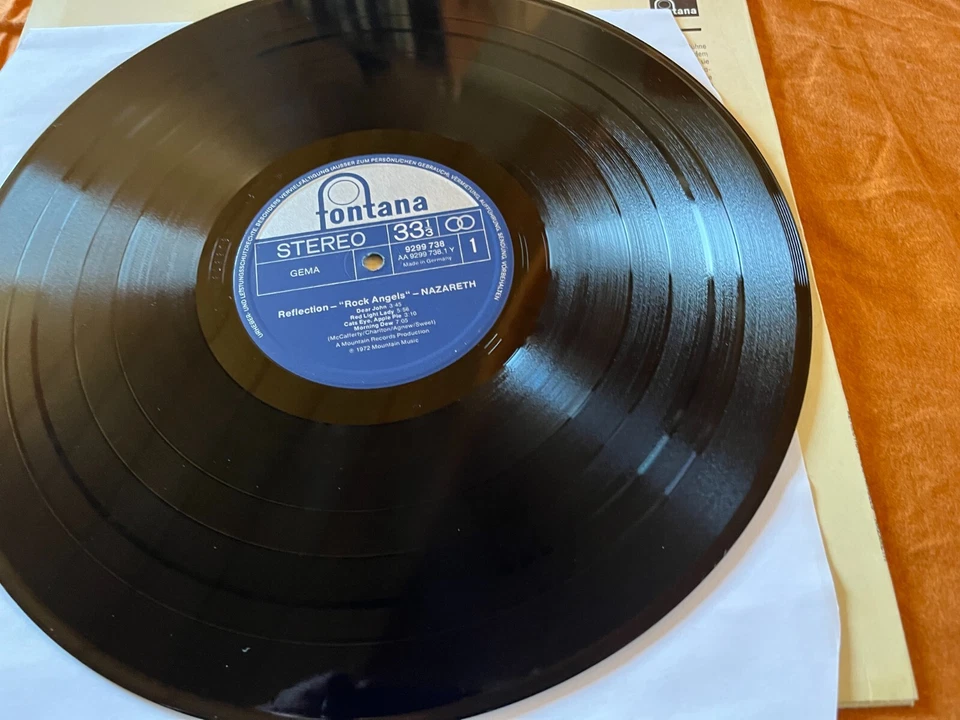Nazareth – Reflection - Rock Angels Germany 1975 Professionally Cleaned - Bild 3 von 3