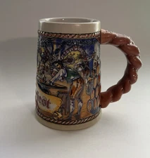 Vintage 1992 Anheuser-Busch Budweiser Oktoberfest Stein Made In Brazil