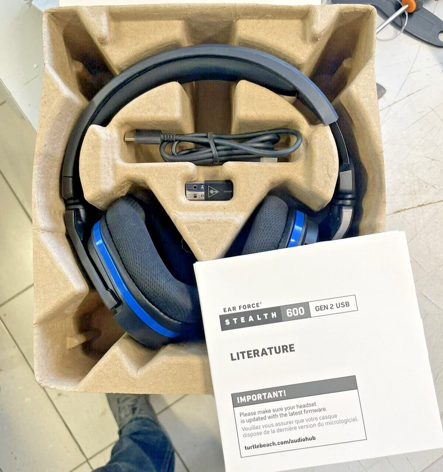 TURTLE BEACH Stealth 600 Gen 2 Black Wireless Gaming Headset PS5 &PS4. Real Unit - image 2 of 3