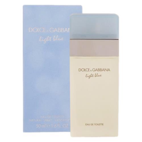 DOLCE & GABBANA LIGHT BLUE 50ml Eau De Toilette EDT Spray
