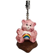 Vintage Custom Byron Molds Care Bear Cheer Bear Lamp  New Lamp Electronics