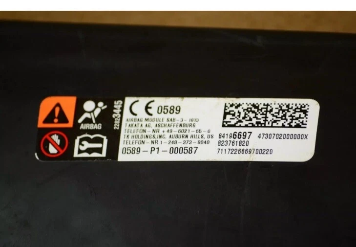 ✅ 17-23 Chevrolet Traverse Buick Enclave GMC Acadia Asiento del conductor Airbag Intraborda Foto 4 de 4