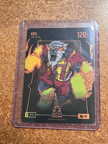 2024 Bo Jackson Battle Arena Battlefoil Yeti Fire # BF-78 Travis Kelce