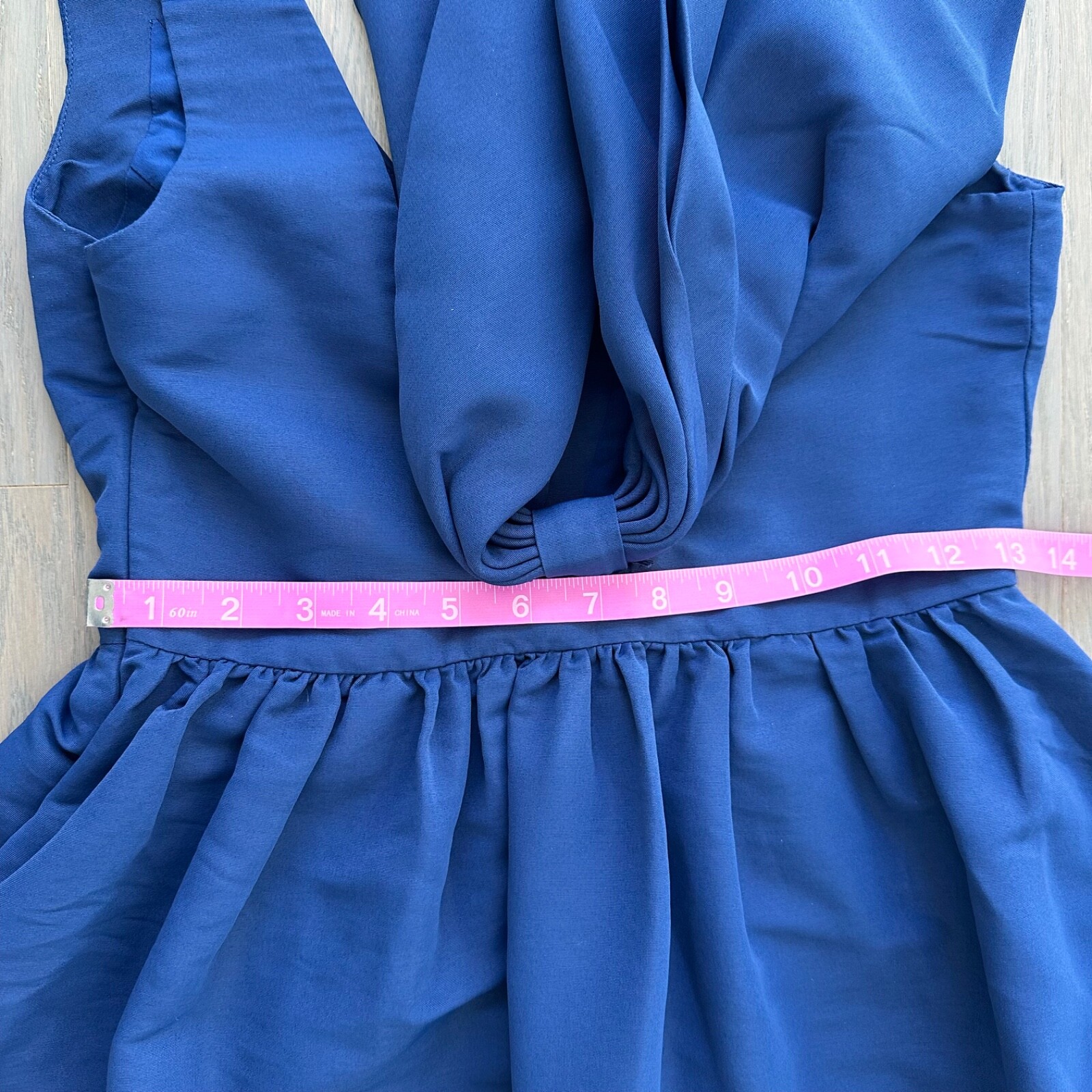 Sachin & Babi Katrina Gown Blue Maxi Dress Bow - Size 2 XS