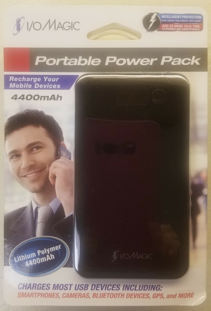 I/O Magic Portable Power Pack 4400mAh
