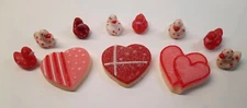 Valentine's Day Crystal Soap Heart Shaped Walmart Brand w/8 Mini Rubber Duckies